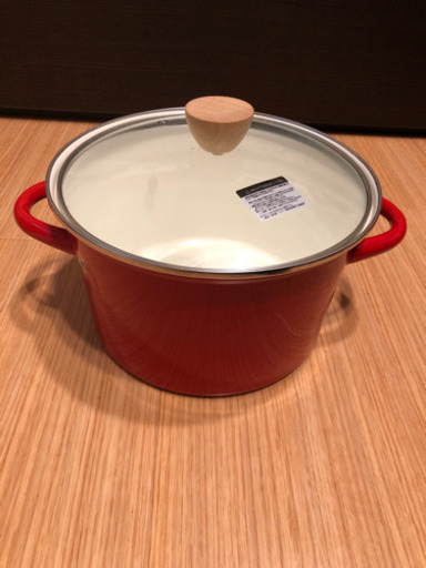 ニトリ ホーロー両手鍋24cm るか 丸太町の生活雑貨の中古あげます 譲ります ジモティーで不用品の処分