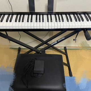 ニコマク SWAN 電子ピアノ キーボード 88鍵 椅子、スタンド付き