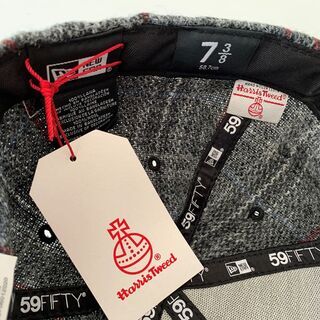 Stussy Stock Harris Tweed New Era Cap CHARCOAL