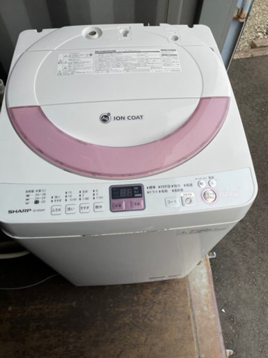 No.640 SHARP 6kg洗濯機　2013年製　近隣配送無料