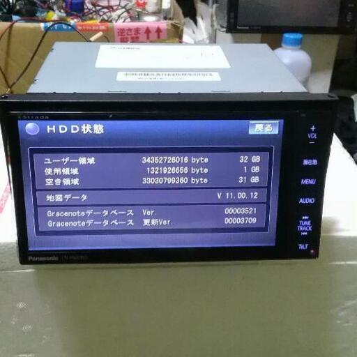 Panasonic HDD CN-H500WD 2012年製フルセグ/MSV/Bluetooth/SD/DVD/CD 