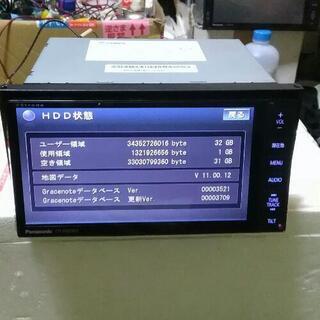 Panasonic HDD CN-H500WD 2012年製フルセグ/MSV/Bluetooth/SD/DVD/CD→録音機能
