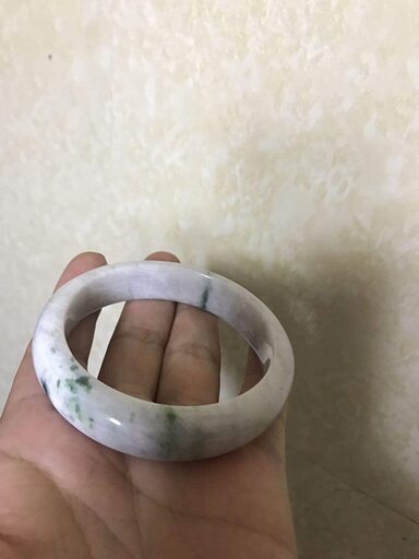 59MMミャンマー産天然翡翠 バングル ブレスレットBermese Jadeite Jade Bangle (Grade A) Bracelet 59mm