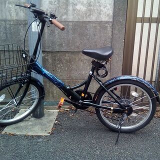 毎日200円ずつ値下げ 折りたたみ自転車 20インチ 6段ギア