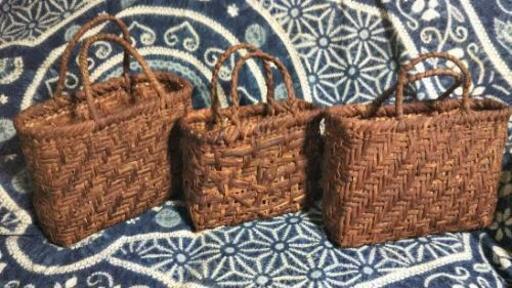 山葡萄のかごバッグ作り 初心者向けのショルダーバッグもあります ハッチヤン 京成津田沼の手芸の生徒募集 教室 スクールの広告掲示板 ジモティー