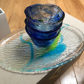 琉球ガラス皿　9個