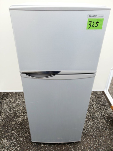 325番 シャープ✨ノンフロン冷凍冷蔵庫✨SJ-H12W-S‼️