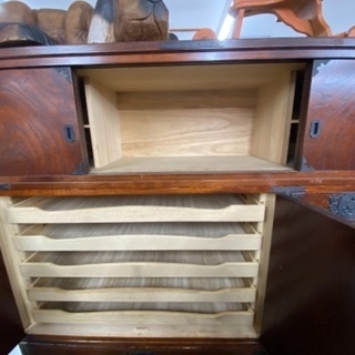 【✨オススメ商品✨】🦍レトロ 箪笥 3連タンス アンティーク ヴィンテージ 高さ178cm 横150 奥44cm🦍