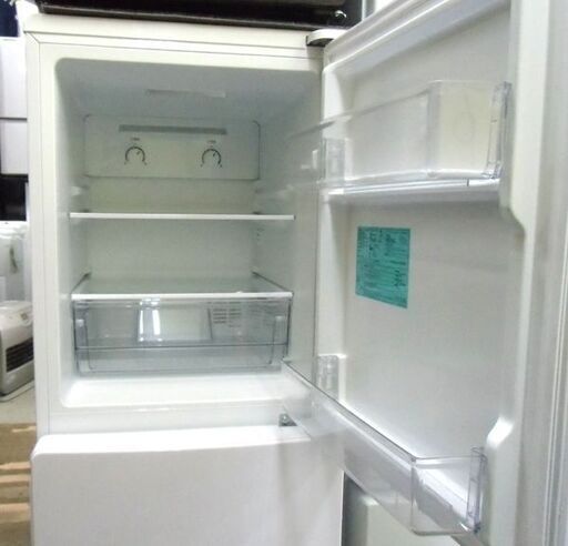 札幌 2017年製 148L 2ドア冷蔵庫 ハイアール JR-NF148A 白 ホワイト