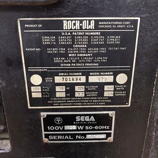 その他 ROCK OLA 470 jukebox ロックオラ ジュークボックス アメリカ製 