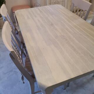 ほぼ未使用　アンティーク　ダイニングセット