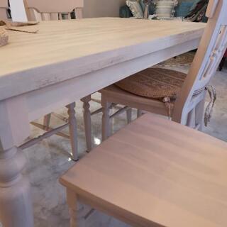 ほぼ未使用　アンティーク　ダイニングセット