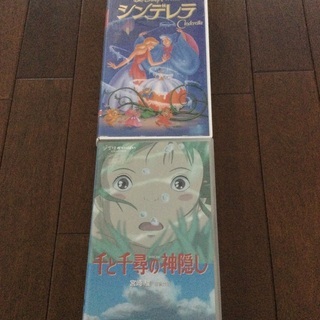 VHS  千と千尋の神隠し　シンデレラ　ビデオ　宮崎駿　Disney 