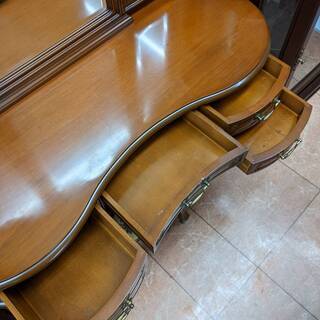 おすすめ品】アンティーク調 英国風 ドレッサー 鏡台 チェア付