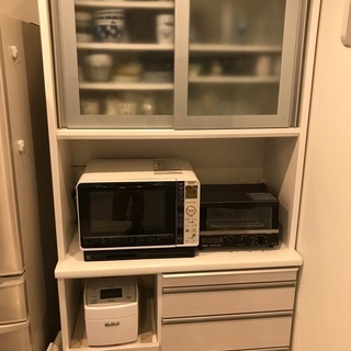 【ネット決済】食器棚　キッチンボード　松田家具