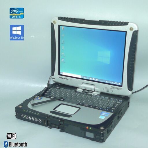 送料無料 累計使用時間300H未満 日本製 タッチ機能 タフブック 中古品 10型 松下 CF-19XHA93FJ 第2世代 i5 無線 Win10 Office