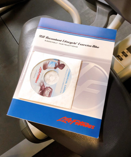 LifeFitnessエアロマグネティックバイク 液晶メーター 心拍・体力測定