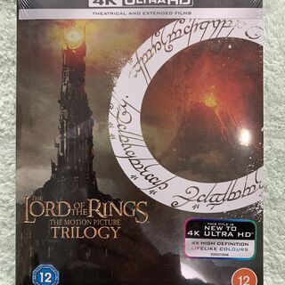 未開封新品 送料無料 【4K ULTRA HD】 ロード・オブ・ザ・リング トリロジー BOX 全3作品収録 英国版　(日本語字幕・音声有)