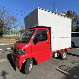 【ネット決済】キッチンカー　移動販売車　日産　クリッパートラック...