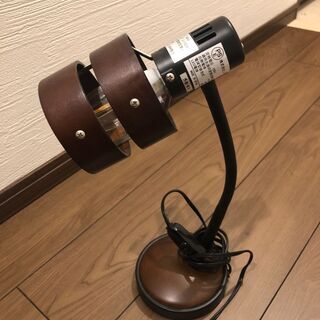 【ニトリ】テーブルランプ　Nウッドリング(DBR/BK)