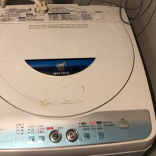 【無料】洗濯機（5.5ℓ）　2月18〜22日引き取りに来ていただける方