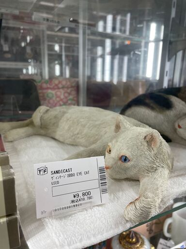 SANDICAST　ODDO CAT 　オッドキャット　猫　置物