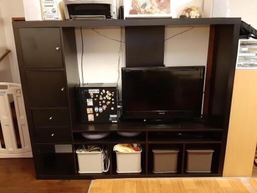 値下げ　IKEA イケア テレビボード EXPEDITEシリーズ　ブラック