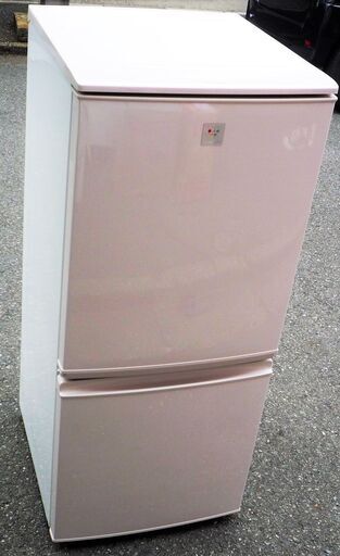 ☆シャープ SHARP SJ-PD14A-C 137L 2ドアノンフロン冷凍冷蔵庫 高濃度プラズマクラスター7000◆つけかえどっちもドア搭載