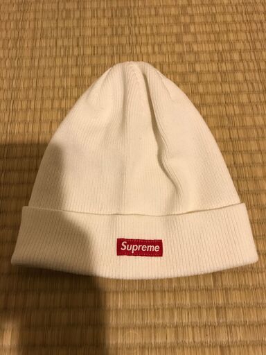 未使用品 シュプリーム ニット帽 メンズ 帽子 ホワイト Supreme Box Logo