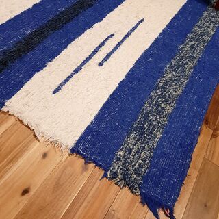 値下げ☆JARAPAハラパ・ラグ 140×200cm WTW ダブルティー