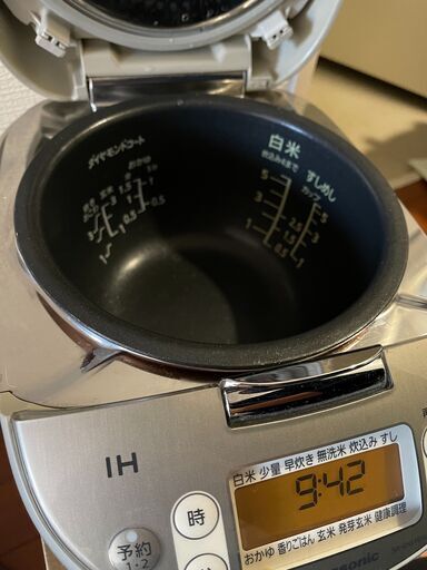 Panasonic IHジャー炊飯器 1.0L(5.5合炊き)SR-DG101J 色ゴールド 2009年製