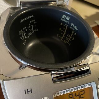 【ネット決済・配送可】Panasonic IHジャー炊飯器 1....