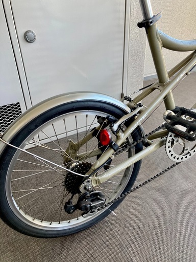 手渡し限定！荒川区 タイヤ新品！ルイガノLGS-MV1（ミニベロ）２０型