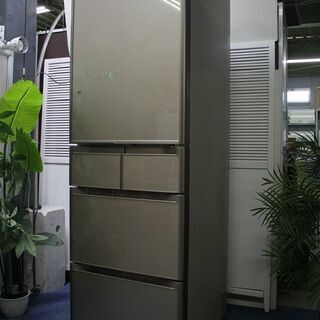 R2558) HITACHI 中古 日立 5ドア 冷凍冷蔵庫 R-S4200E(XN) 415L 自動