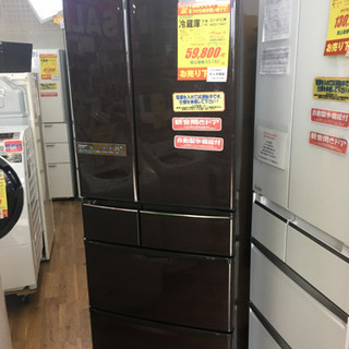 S151☆6ヶ月保証☆6ドア冷蔵庫☆SHARP SJ-XF52W 2012年製