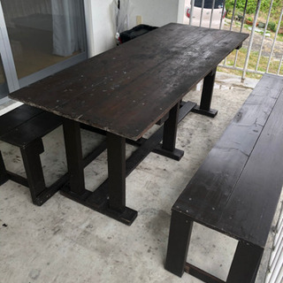 お庭でBBQセット