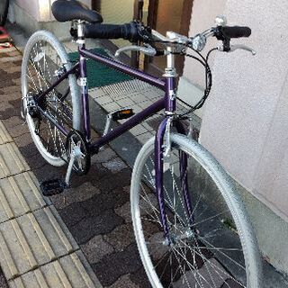 BLUE POINT[ブルーポイント]700c シティークロスバイク 外装6段/パープル