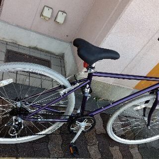 BLUE POINT[ブルーポイント]700c シティークロスバイク 外装6段/パープル