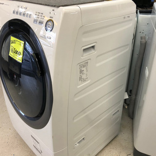 ドラム洗濯機 2019年製 SHARP ES-S7D-WL 【美品】