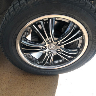 本日終了メッキ225/55R17 17インチタイヤホイール 更に値引します