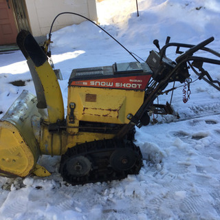 ☆スズキ SS555ES 確認動画有 5馬力 セルOK 除雪機☆