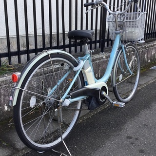 ＜動作＞ヤマハ・PAS電動アシスト自転車・3段変速 LEDライト・26インチ