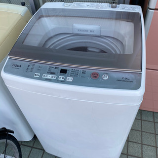 清音式?ガラストップ 7キロ洗濯機 アクア リサイクルショップ宮崎屋21.1.13