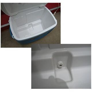 【58L IGLOO クーラーボックス】大型キャスター付 MAXCOLD シアン系色 アウトドア キャンプ バーベキュー BBQ 車輪付 クーラーBOX 保冷カート イグルー igloo 札幌 本郷通店 58L IGLOO クーラーボックス】大型キャスター付 MAXCOLD シアン系色