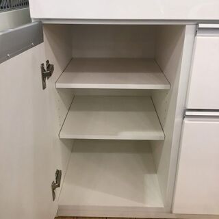 1枚扉ｷｯﾁﾝｶｳﾝﾀｰ ﾎﾜｲﾄ 【ﾄﾚﾌｧｸ桶川店】