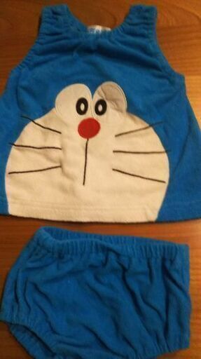 1 21まで無料 ドラえもんセットアップ S 竹下のベビー用品 ベビー服 の中古あげます 譲ります ジモティーで不用品の処分