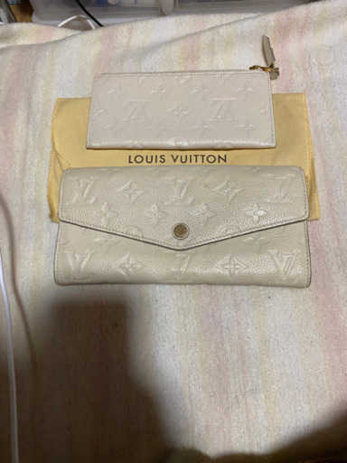 Louis Vuitton(ルイヴィトン) モノグラムネージュ 長財布　白