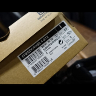 雪道ジョギンに最適！SALOMON SPEEDCROSS 4 GTX サイズ27