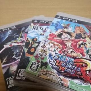 【new!】PS3　ソフト3本【ワンピース・真ガンダム無双・魔女...