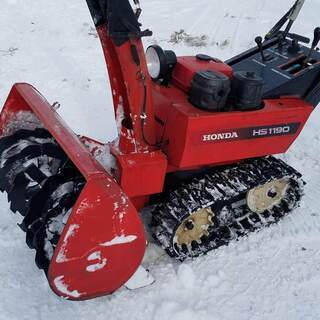 ☆ホンダ 除雪機 HS1190 除雪動作OK 動画有 11馬力 電動2段シューター